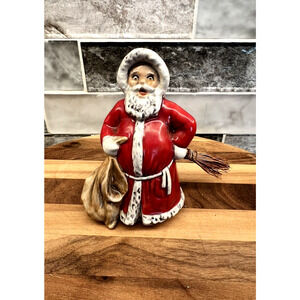 Vintage Goebel Hummel 4" Santa Claus Figurine M/I West Germany Red and White